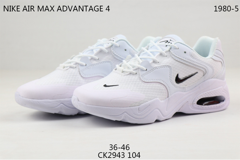 2020 Women Nike Air Max Advantage 4 White Shoes